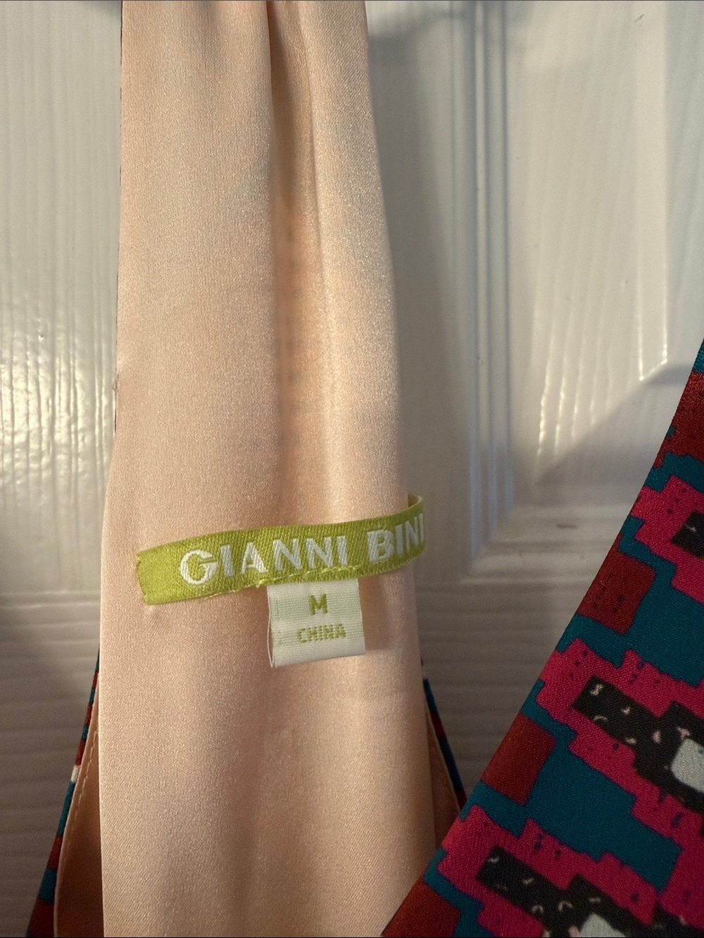 Gianni Bini Multicolor Geometric Midi Slip Dress - Picture 2 of 6